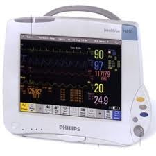 Philips MP50 Patient Monitor w/ ECG, SpO2, NiBP, CO2 (Refurbished)