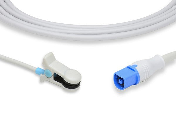 S903-910 Philips Compatible Short SpO2 Sensor. Adult Ear Clip ...
