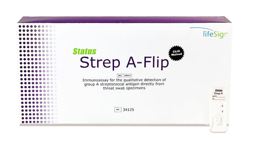 Status Strep A Flip (25 Tests) (waived) - Lifesign 34125