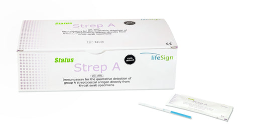 Status Strep A Strip (30 Tests) (waived) - Lifesign 34130