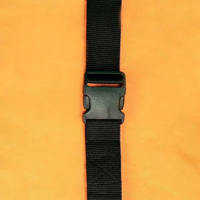 LINE2design EMS Portable Stretcher Emergency Foldaway Medical Flat Four Steel Bars Stretchers with Grip Handles & Zippered Carrying Case - Orange - LINE2design 70039-O