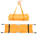 LINE2design EMS Portable Stretcher Emergency Foldaway Medical Flat Four Steel Bars Stretchers with Grip Handles & Zippered Carrying Case - Orange - LINE2design 70039-O - 8
