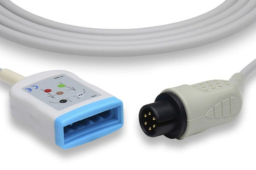 TGA-25400 Criticare Compatible ECG Trunk Cable. 3 / 5 Leads