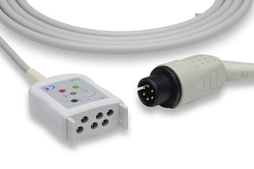10107 Nihon Kohden Compatible ECG Trunk Cable. 5 Leads