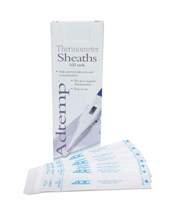 ADTEMP 415 Dig Therm, Flex-tip 5 sheaths,10 sec, 12/pkg - ADC 415FL