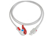 X-MQ-90PR0 GE Healthcare - Marquette Compatible ECG Leadwire. Leads Pinch/Grabber, LL - 1