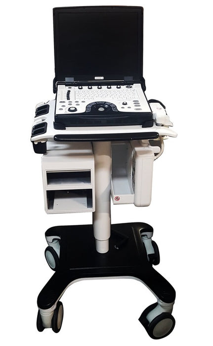 GE Logiq E Ultrasound Machine + Advanced Isolation Mobile CGE Cart (Refurbished)