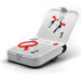 Side view LIFEPAK CR2 AED Defibrillator (LPCR2) by Physio Control / Stryker (New)