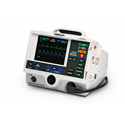 Physio Control LifePak 20e Defibrillator Monitor (Biphasic, 3 Lead ECG, Aed, Pacing) - Refurbished