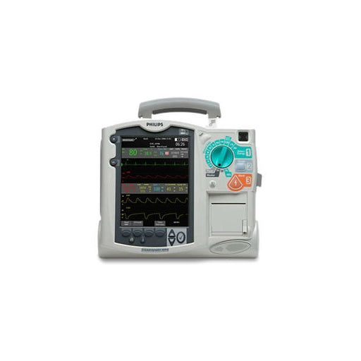 Philips MRX Loaded (Biphasic, 12 lead ECG, AED, Pacing, Spo2, Nibp, CO2) (Refurbished)
