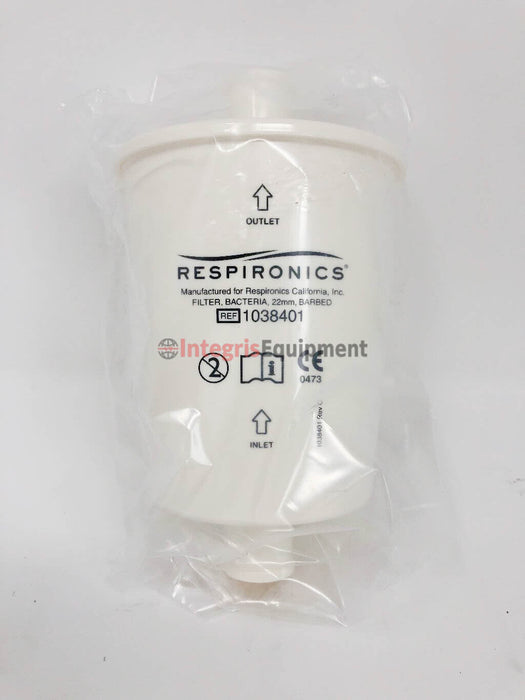 1038401 Philips / Respironics Bacteria Filter for V200 Ventilators - Discontinued