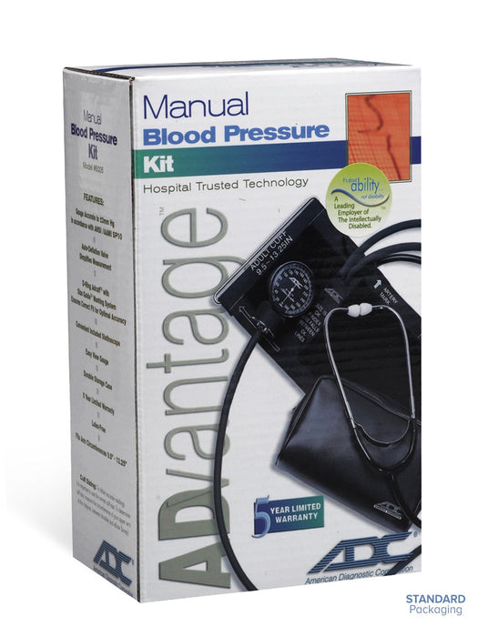 Advantage Manual BP Kit Adult, Black - ADC 6005