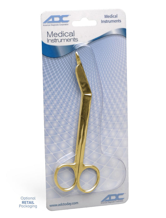 Lister Bandage Scissors 4-1/2", Gold plated - ADC 3000G