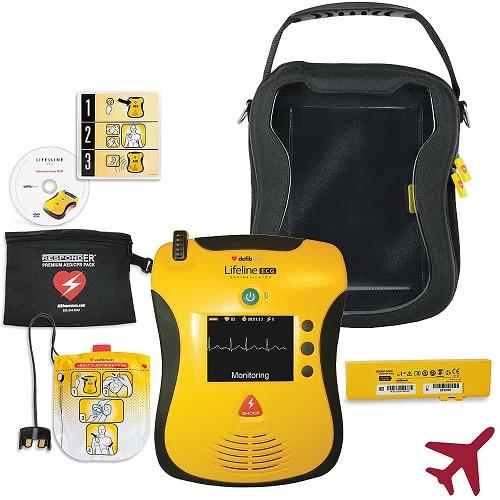 Lifeline View AED FAA approved Package: DCF-A2313EN - Defibtech DCF-A2313EN