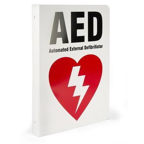 2-Way AED Wall Sign - Defibtech DAC-231