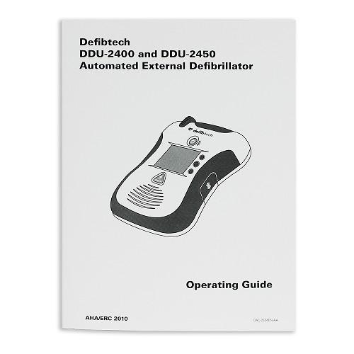 DDU-2400/2450 Series Operating Guide, English - Defibtech DAC-2534EN