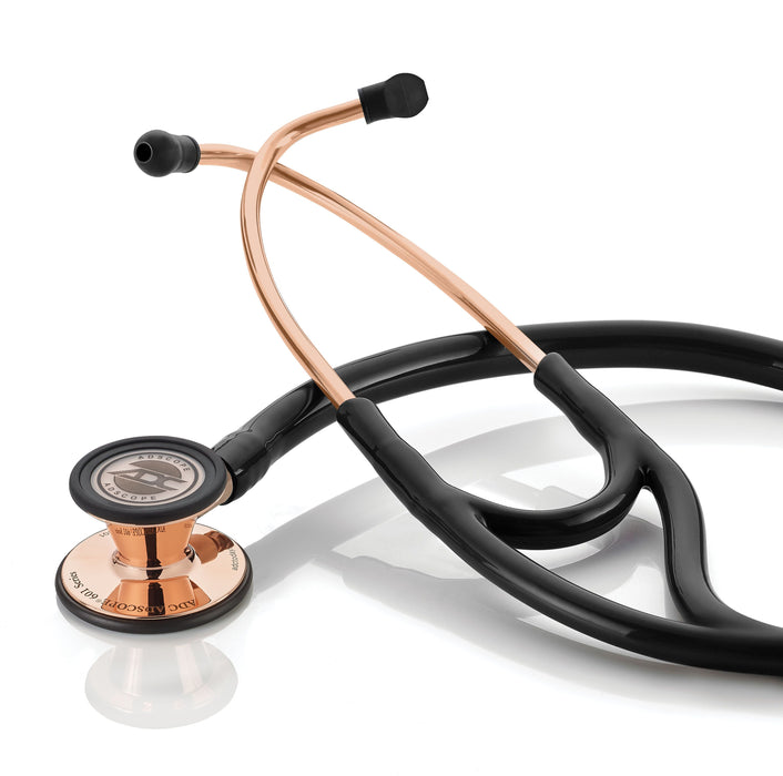 ADSCOPE 601, Conv Cardiology Adult-28",Rose Gold/Black - ADC 601RGBK
